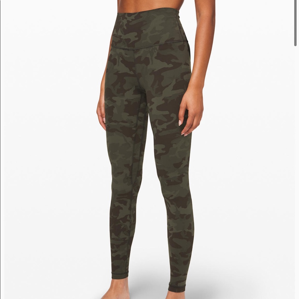 Lululemon Align Pant 28” NWT Multi Gator Green